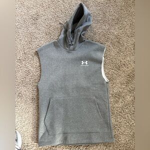 Under Armour icon fleece sleeveless hoodie